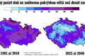iROZHLAS.cz:Mapa sněhu: letos je ho extrémně málo. Klimatické modely ukazují, že bude čím dál vzácnější