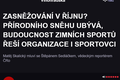 iRozhlas: Zasněžování v říjnu? Přírodního sněhu ubývá, budoucnost zimních sportů řeší organizace i sportovci