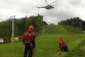 Ve skiparku cvičil armádní tým společně se záchranáři z Horské služby